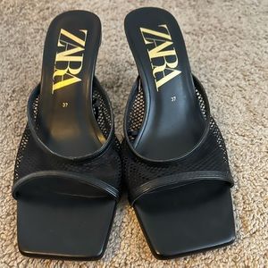 Zara Mesh Mules